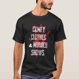 T-shirt Vêtements Confortables de Véritable Crime et Chemi