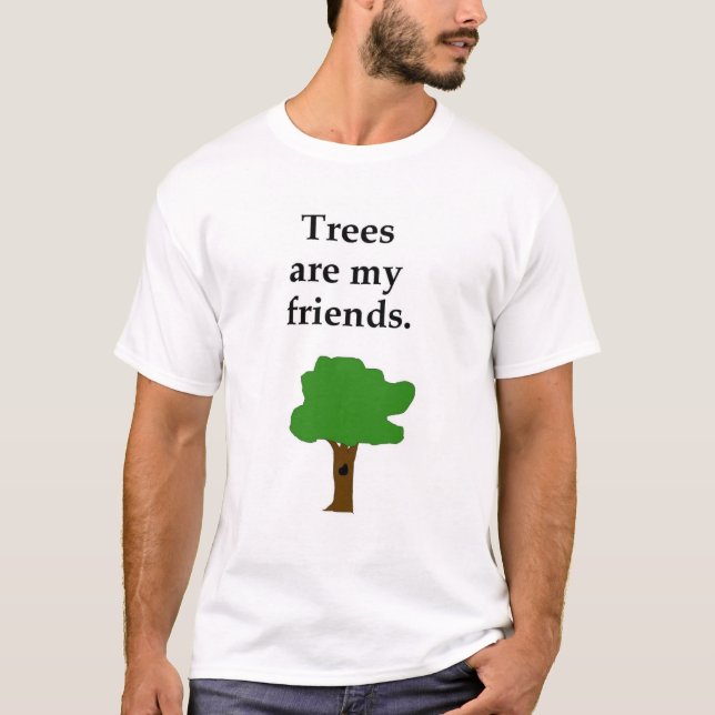 T-shirt Vêtements d'arbres (Devant)