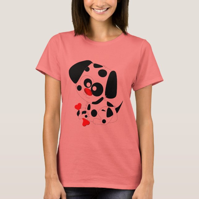 T-shirt Vêtements de bébé Dalmatie (Devant)