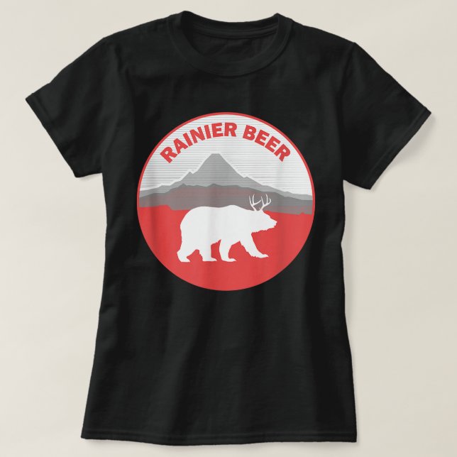 T-shirt Vêtements de bière Rainier (Design devant)