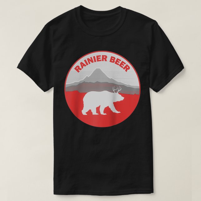 T-shirt Vêtements de bière Rainier (Design devant)