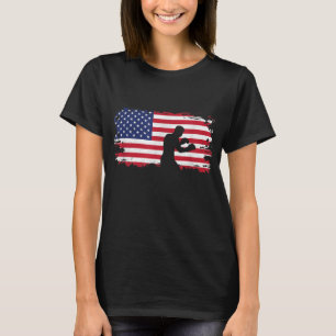 T-shirt Vêtements de boîte à drapeau américain - Boxer Box