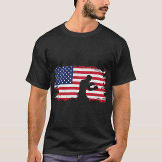 T-shirt Vêtements de boxe Drapeau Américain - Femmes de bo