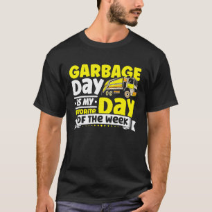 T-shirt Vêtements de camion à ordures pour les jeunes garç