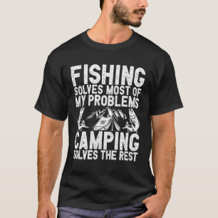 T-shirt Vêtements de camp de pêche - Conception drôle des