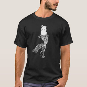 T-shirt Vêtements de chat sirène Mercat en dentelle mignon