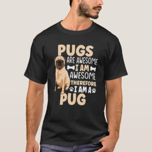 T-shirt Vêtements de chien carlin pour propriétaire de Car