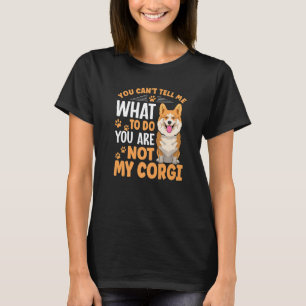 T-shirt Vêtements de Chien Corgi Pour Propriétaire De Chie