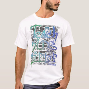 T-shirt Vêtements de cire vieux hip hop de l'école designe