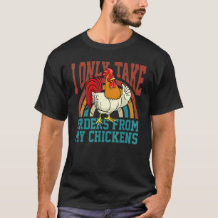 T-shirt Vêtements de fermier de poulets pour nourriture de