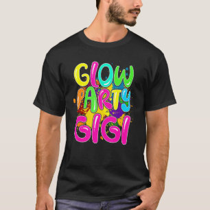 T-shirt Vêtements de fête de lueur de fête de lueur Gigi