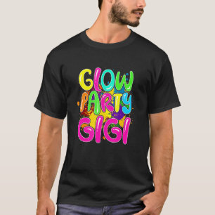 T-shirt Vêtements de fête de lueur de fête de lueur Gigi