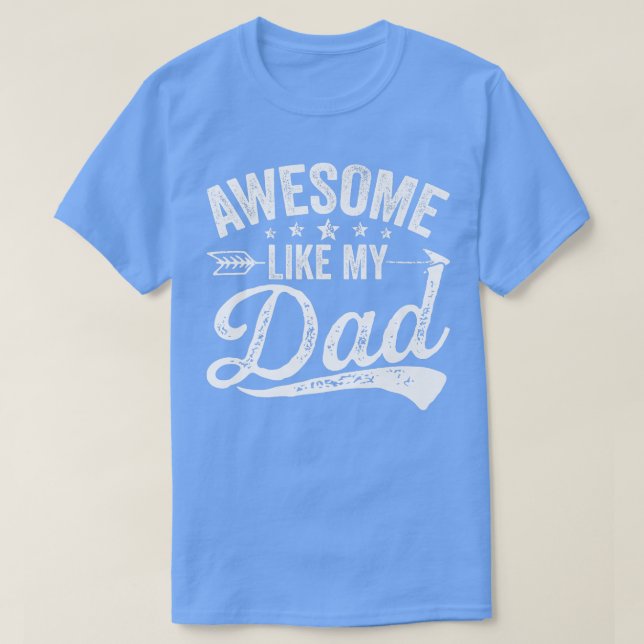 T-shirt Vêtements De Fête Des Parents Magnifique Comme Mon (Design devant)