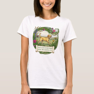 T-shirt Vêtements de formation pour la marche du chien lab