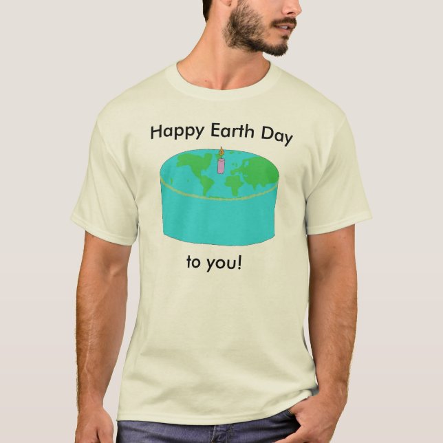 T-shirt Vêtements de gâteaux jour des terres (Devant)