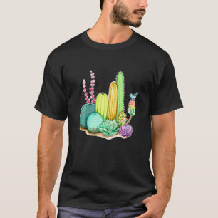 T-shirt Vêtements de jardinage de cactus Plante de cactus