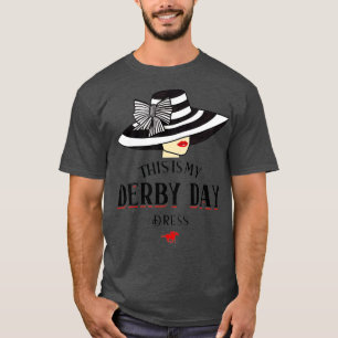 T-shirt vêtements de jour derby pour femmes derby robe de 