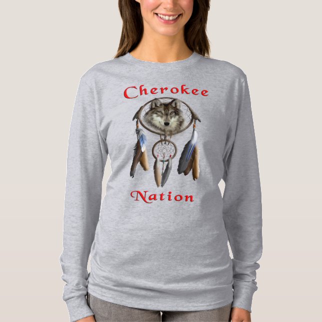 T-shirt Vêtements de la nation cherokee (Devant)