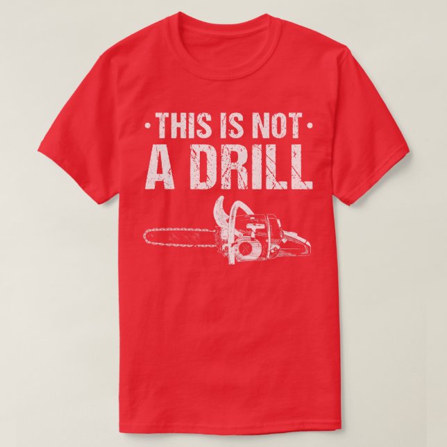 T-shirt Vêtements de menuiserie Hommes penter Tronçonneuse (Design devant)