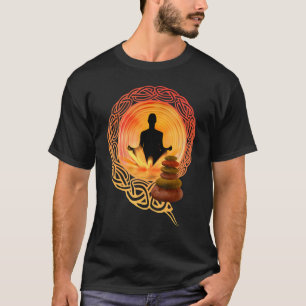 T-shirt Vêtements de mode de yoga de méditation de Bouddha