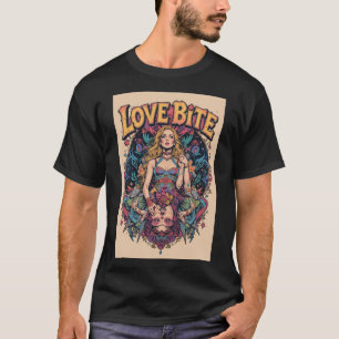 T-shirt Vêtements de mode graphique de concert Love Bite