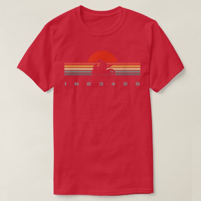 T-shirt Vêtements de motocyclette - Motocyclette motocycli (Design devant)