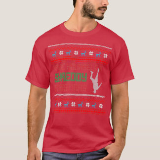 T-shirt Vêtements de Noël affreux Skydive