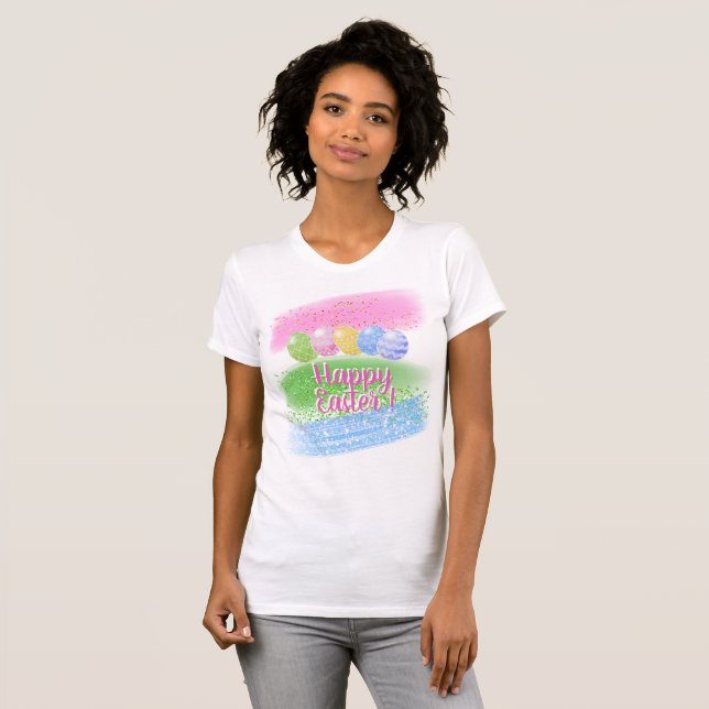 T-shirt Vêtements de Pâques, cadeau de Pâques, Joyeux Pâqu (Devant entier)