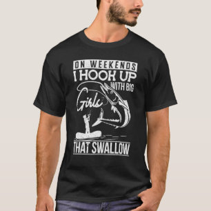 T-shirt Vêtements de pêche chanceux poisson de mer
