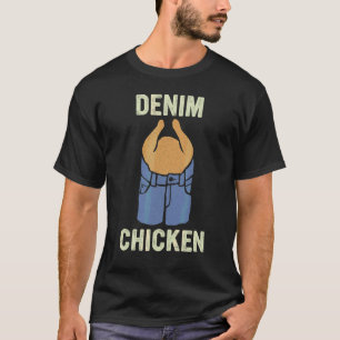 T-shirt Vêtements de poulet en jean Poulet avec pantalon e