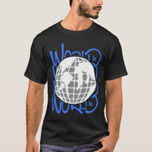 T-shirt Vêtements de rue à thèmes mondiaux et connectivité