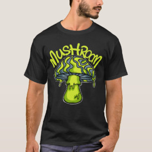 T-shirt Vêtements de rue Champignon Psychédélique