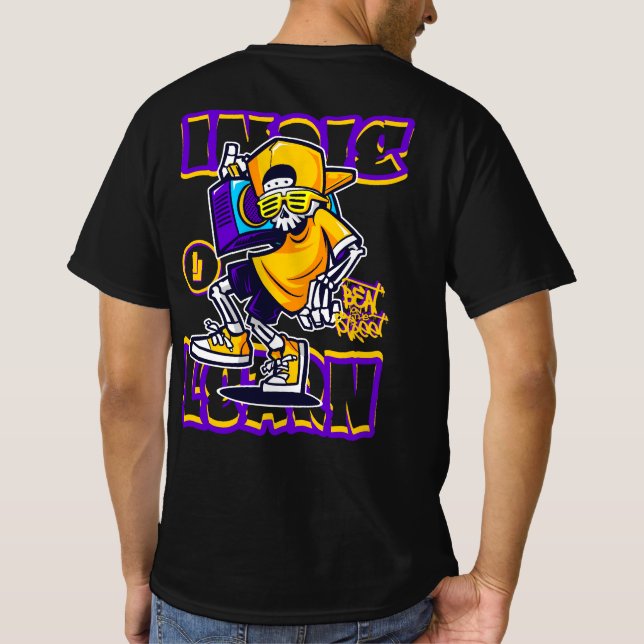 T-shirt Vêtements de rue cool hip-hop (Dos)