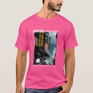 T-shirt Vêtements de rue japonais Vibes rétro esthétique T