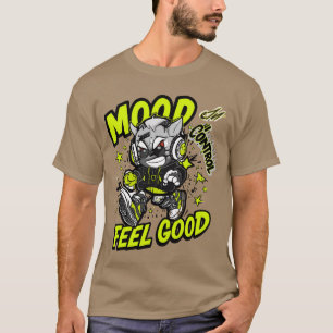 T-shirt Vêtements de rue Style Électrique Néon Vert Chibi