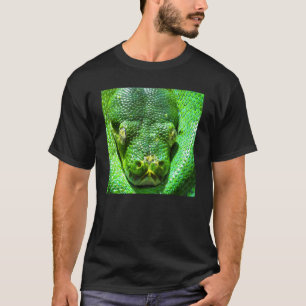 T-shirt Vêtements de serpent Python Arbre Vert