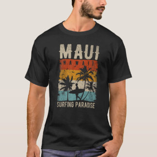 T-shirt Vêtements de surf Maui rétro Accessoires Maui Hawa