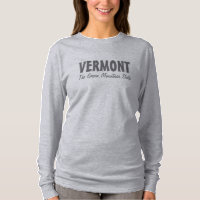 Vêtements de texte personnalisés VERMONT