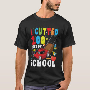 T-shirt Vêtements de tondeuse à gazon cool 100e jour d'éco