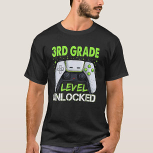 T-shirt Vêtements déverrouillés 3E Année, Retour À L'École