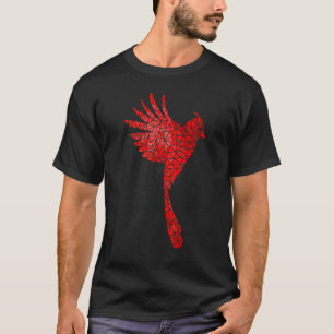 T-shirt Vêtements d'oiseaux de jardin cardinal