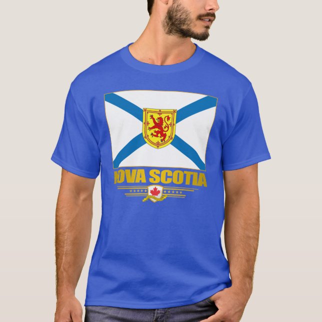 T-shirt Vêtements drapeau de la Nouvelle-Écosse (Devant)