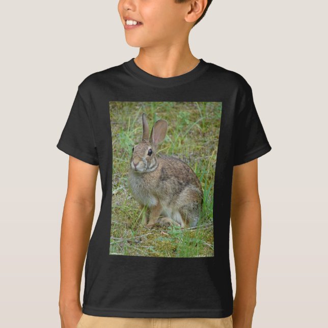 T-shirt Vêtements et cadeaux de coton de l'Est du lapin sa (Devant)