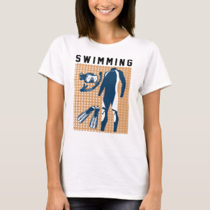 T-shirt Vêtements et lunettes de natation