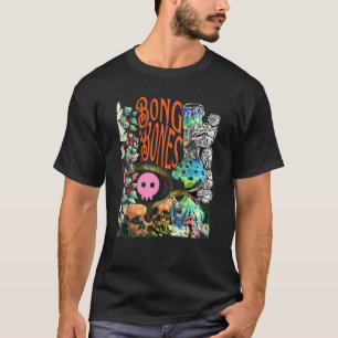 T-shirt Vêtements Flamboyants Crânes de Bong Serpent Illus