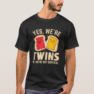 T-shirt Vêtements Hommes Femmes Jumeaux Drôles Oui Nous so