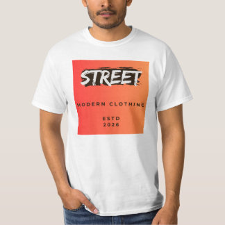 T-shirt Vêtements modernes de rue - ESTD 2026