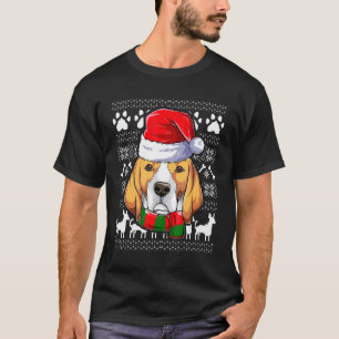 T-shirt Vêtements Noël Enfant de Noël Beagle moche