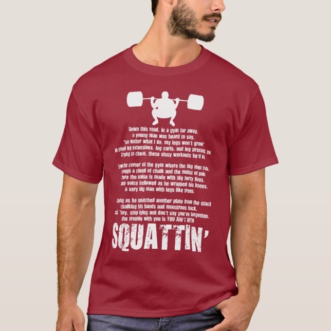 T-shirt Vêtements poétiques Dale Clark Squat (Devant)