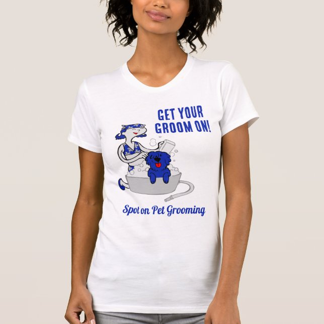T-shirt Vêtements pour animaux domestiques amusant Obtenez (Devant)